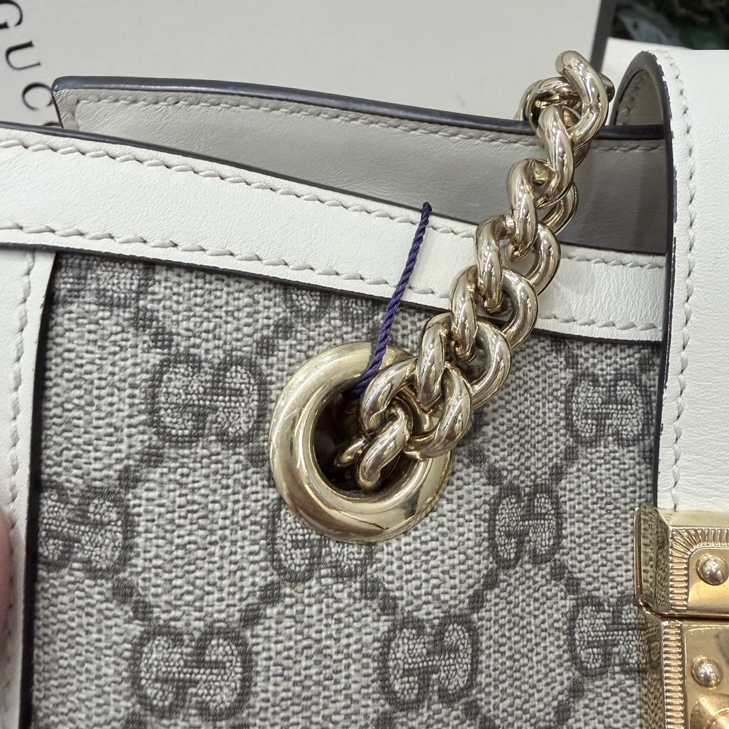 Gucci - Padlock - Cloth - White - (small)