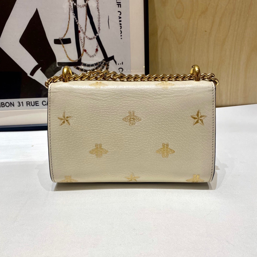 Gucci - Padlock - Leather - Beige - (mini)