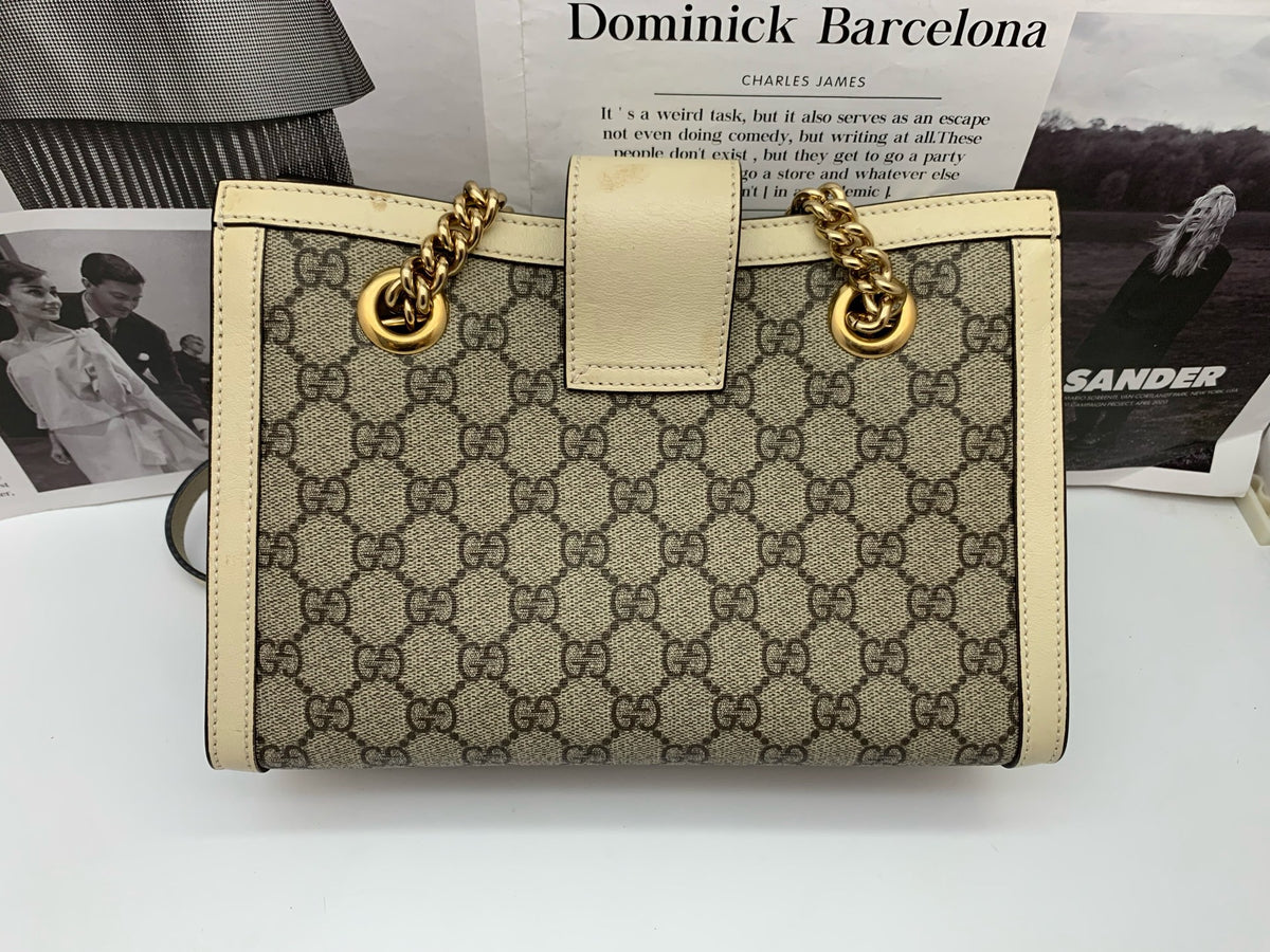 Gucci - Padlock - Leather - Beige - (mini)
