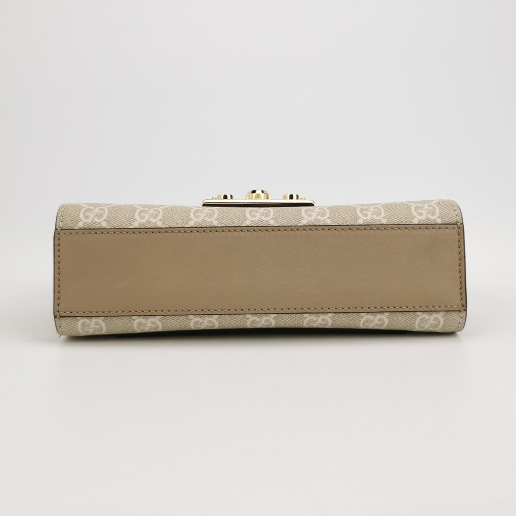 Gucci - Padlock - Leather - Beige - (mini)