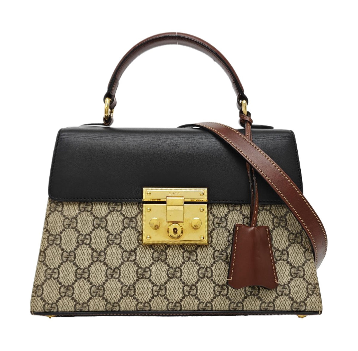 Gucci - Padlock - Leather - Beige - (small)