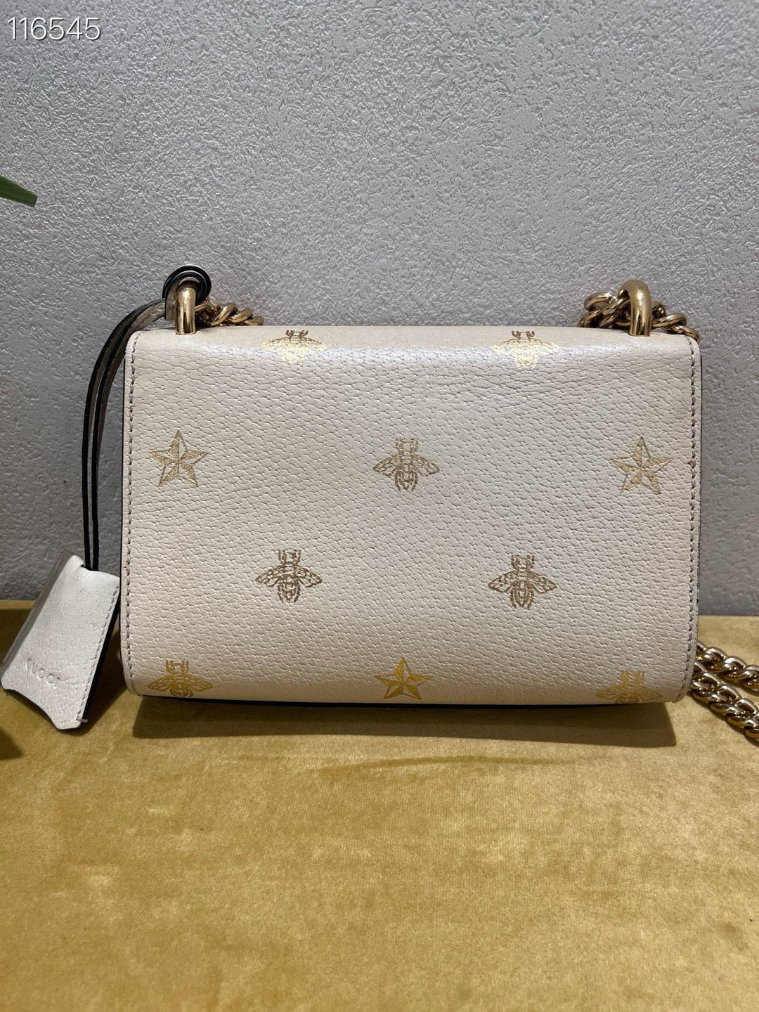 Gucci - Padlock - Leather - Beige - (small)