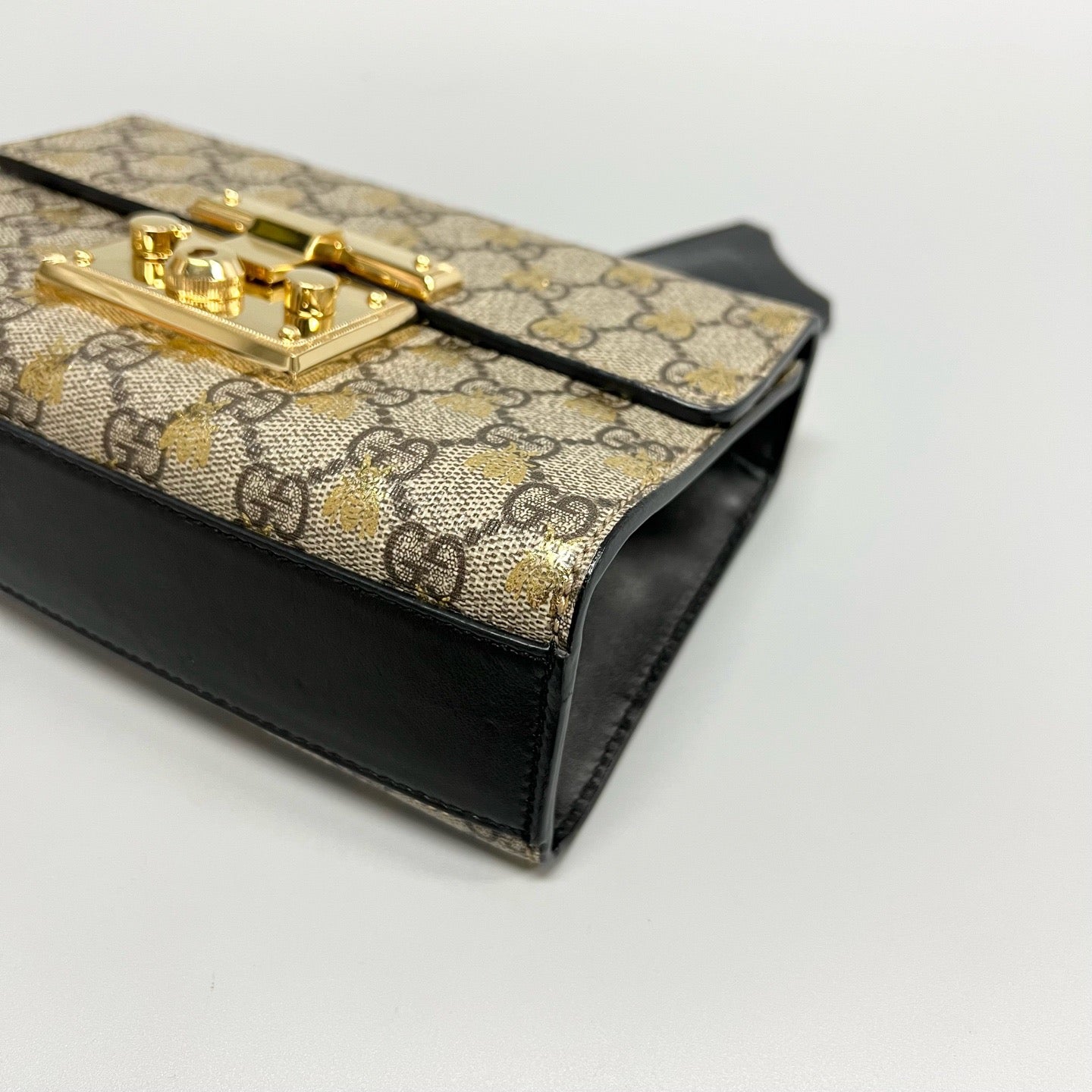 Gucci - Padlock - Leather - Beige - (small)