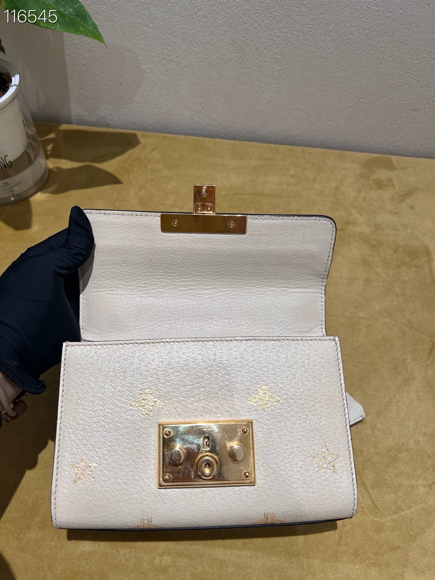 Gucci - Padlock - Leather - Beige - (small)