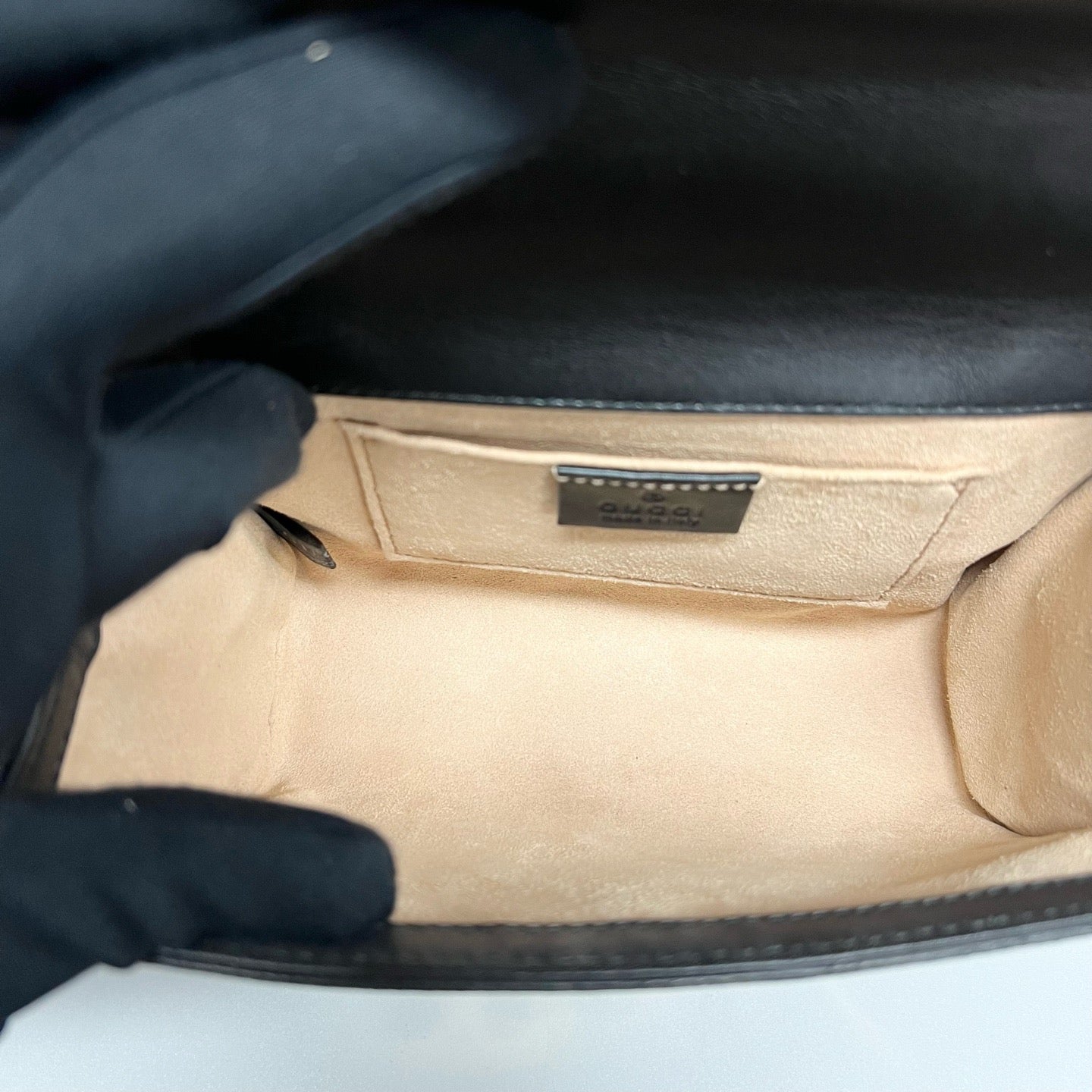 Gucci - Padlock - Leather - Beige - (small)