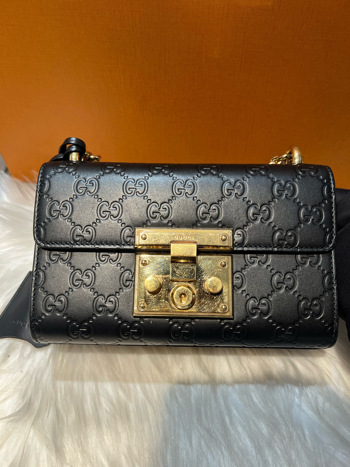 Gucci - Padlock - Leather - Black