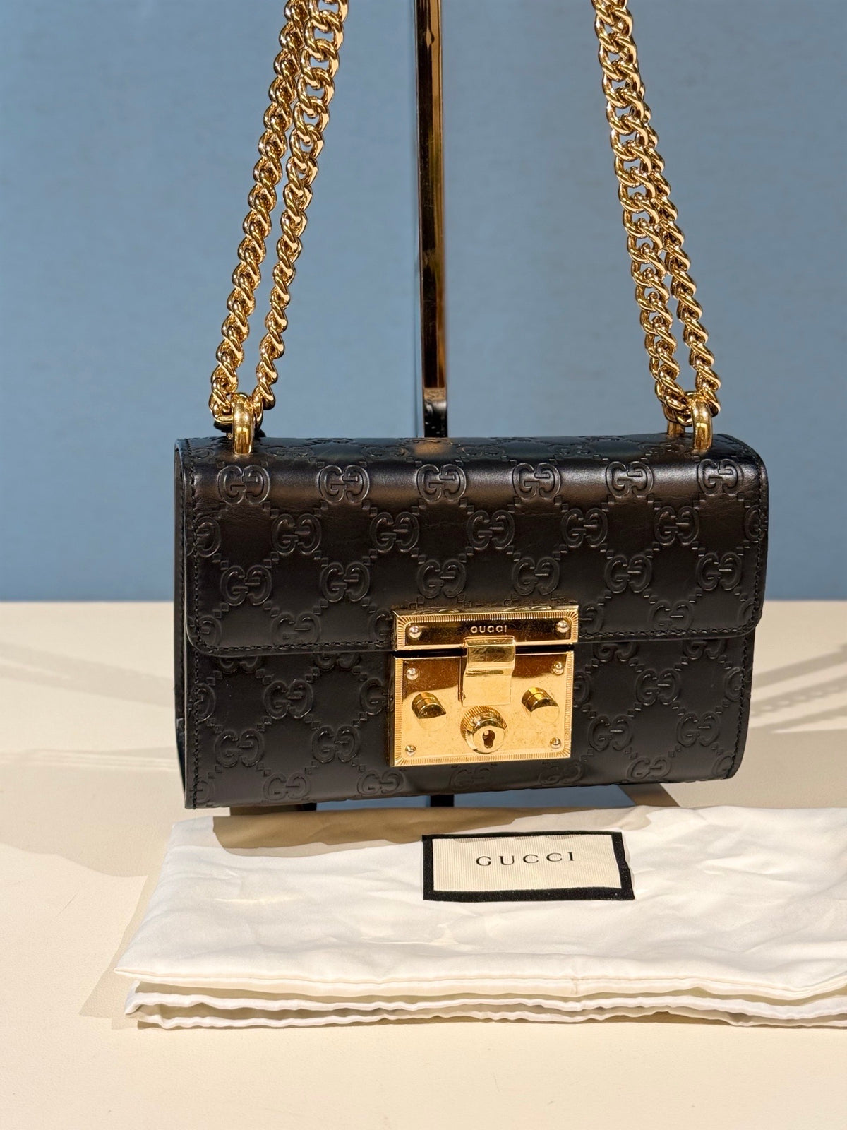 Gucci - Padlock - Leather - Black