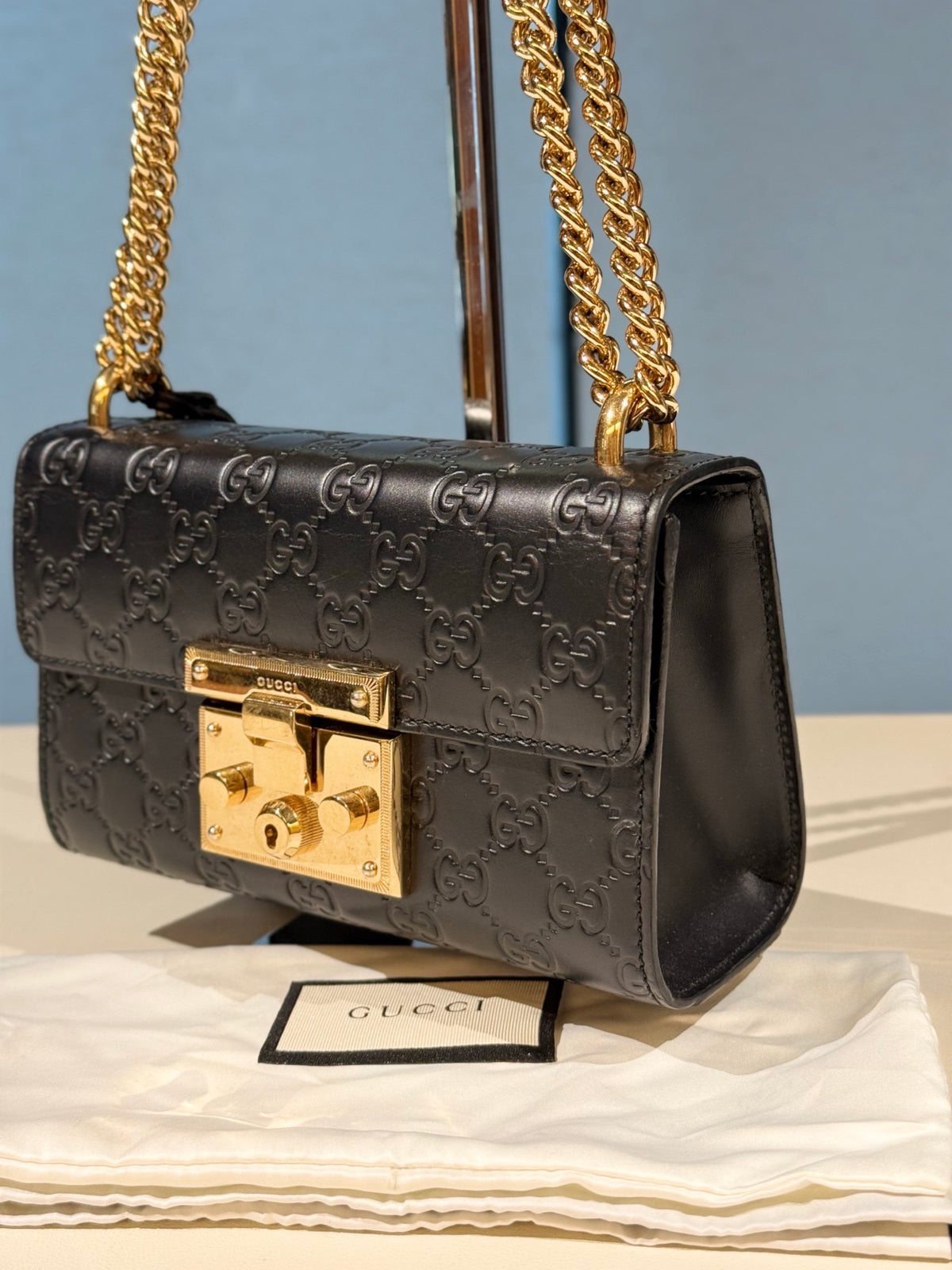 Gucci - Padlock - Leather - Black
