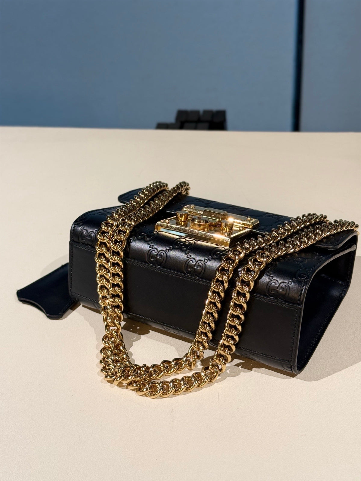 Gucci - Padlock - Leather - Black