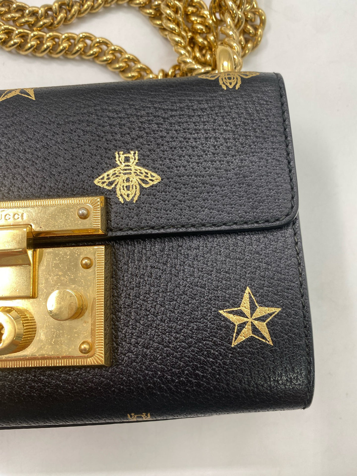 Gucci - Padlock - Leather - Black