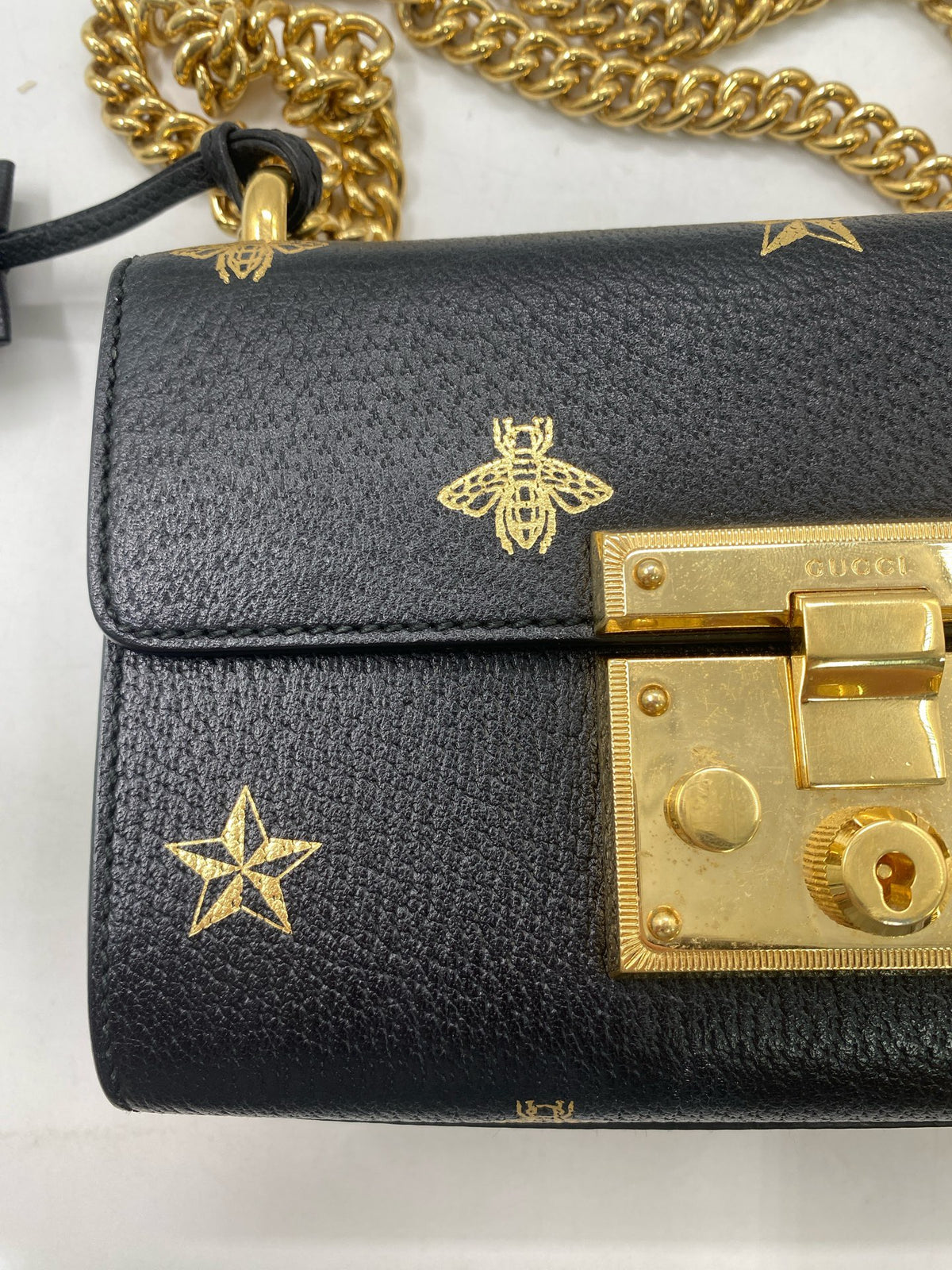 Gucci - Padlock - Leather - Black