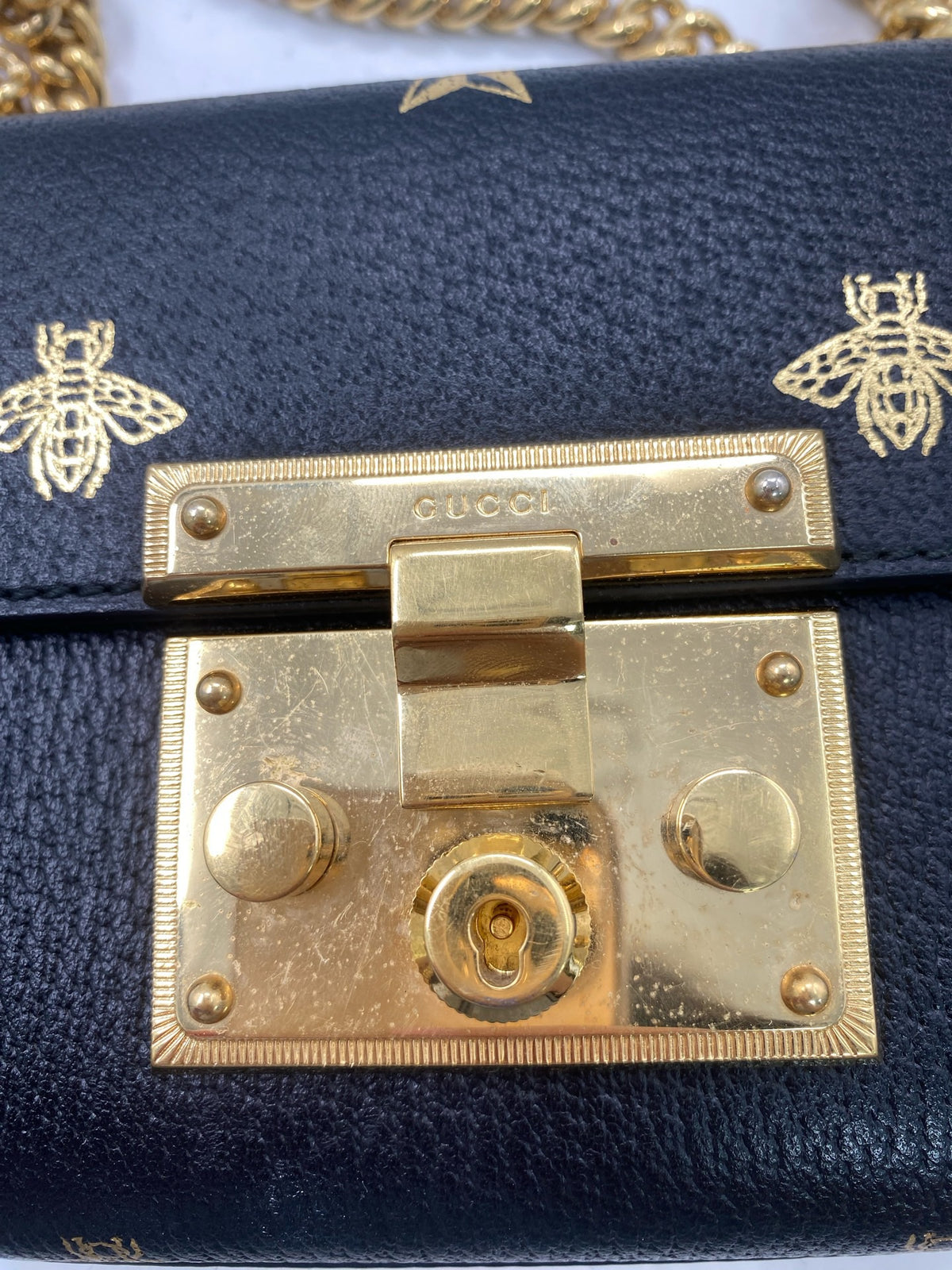 Gucci - Padlock - Leather - Black