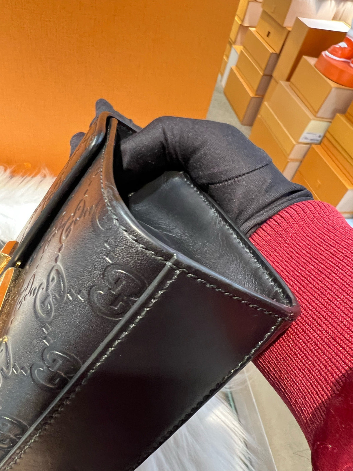 Gucci - Padlock - Leather - Black