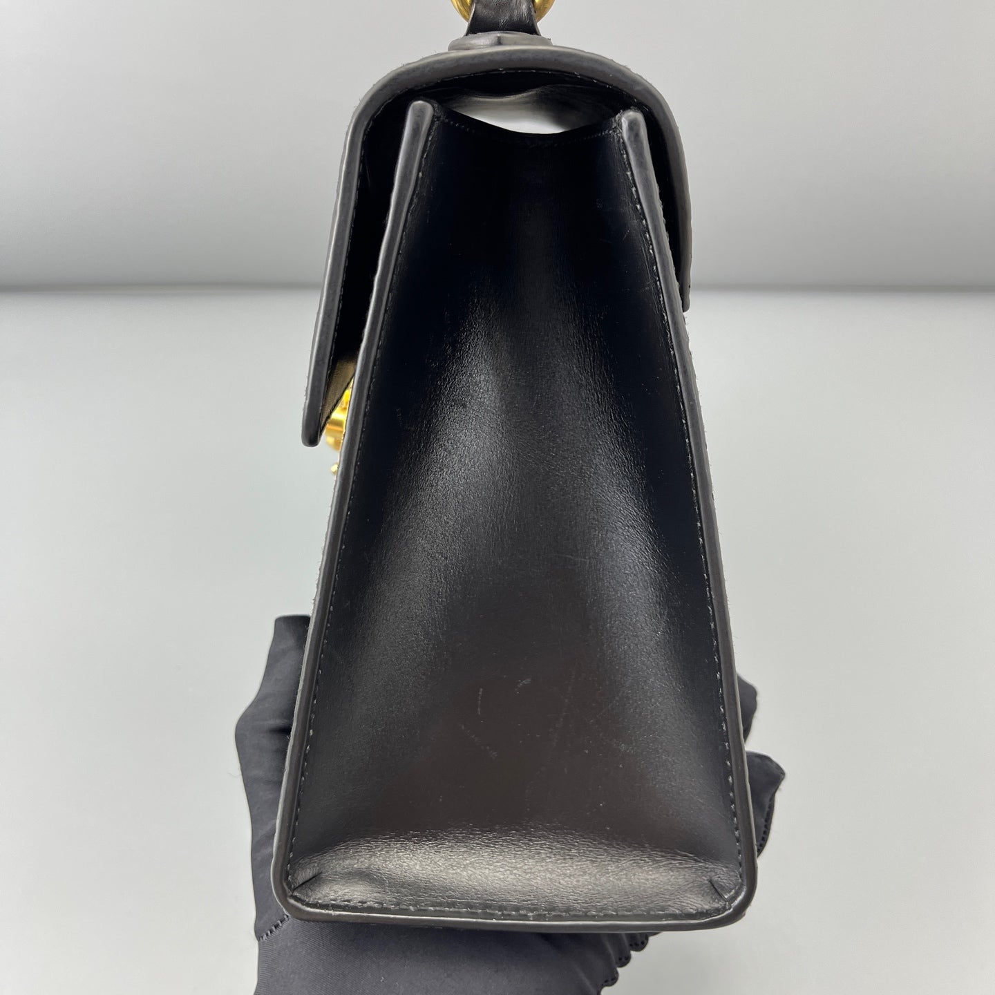 Gucci - Padlock - Leather - Black - (Medium)