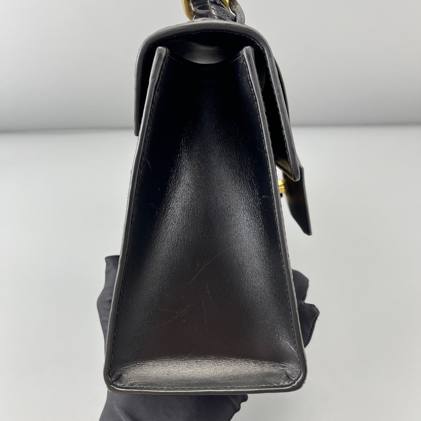 Gucci - Padlock - Leather - Black - (Medium)
