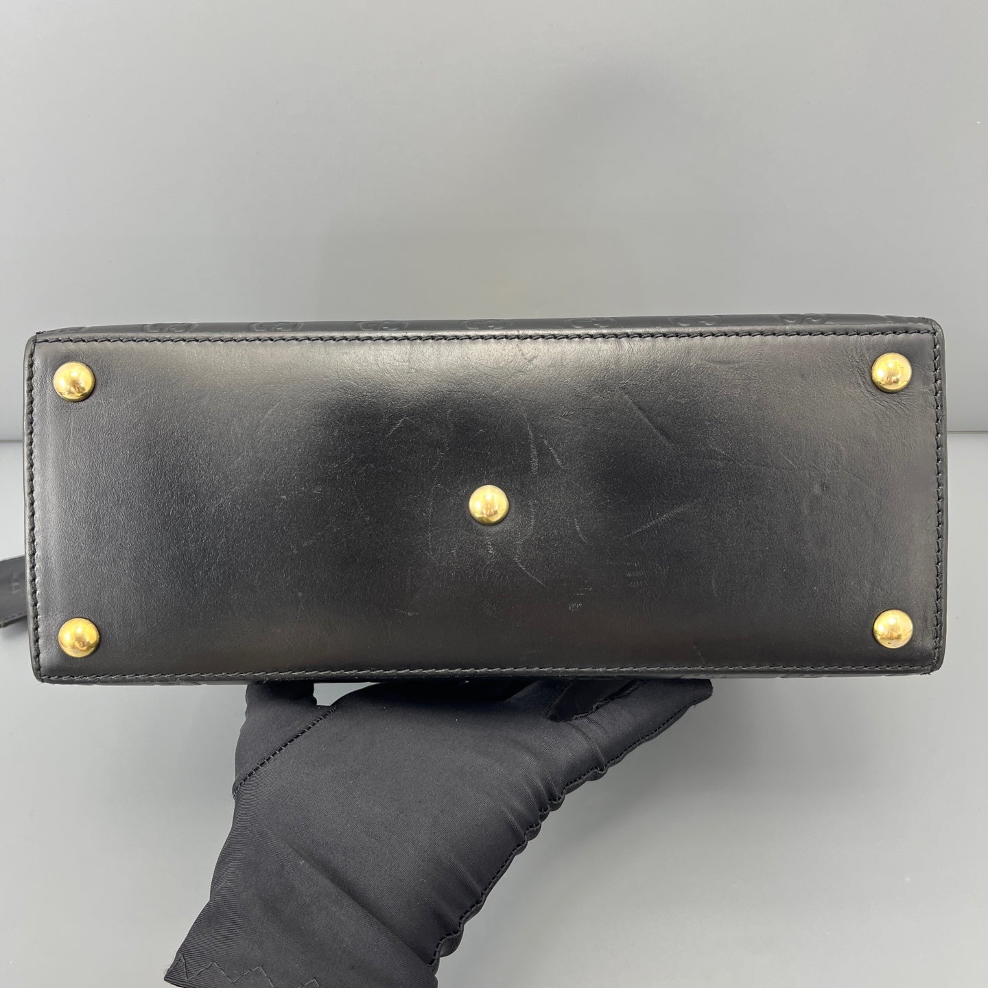 Gucci - Padlock - Leather - Black - (Medium)