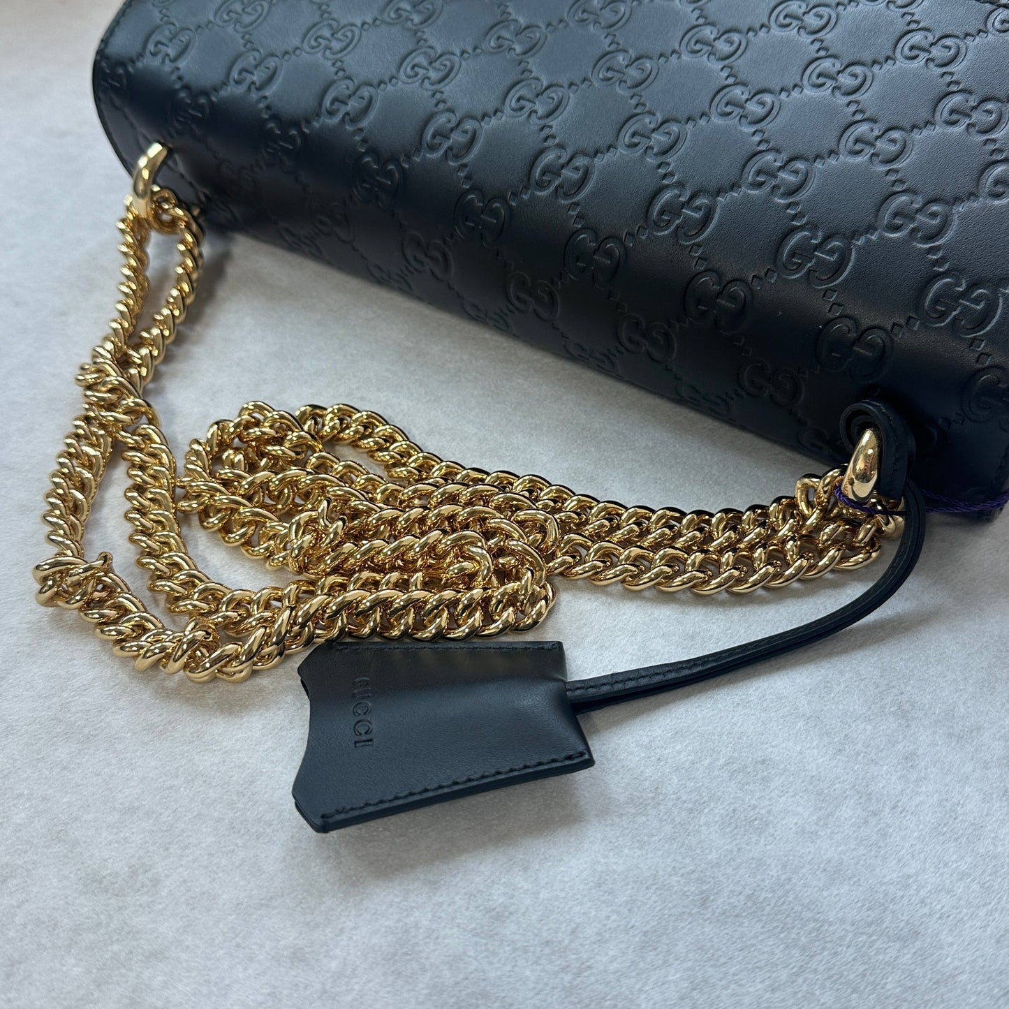Gucci - Padlock - Leather - Black - (medium)