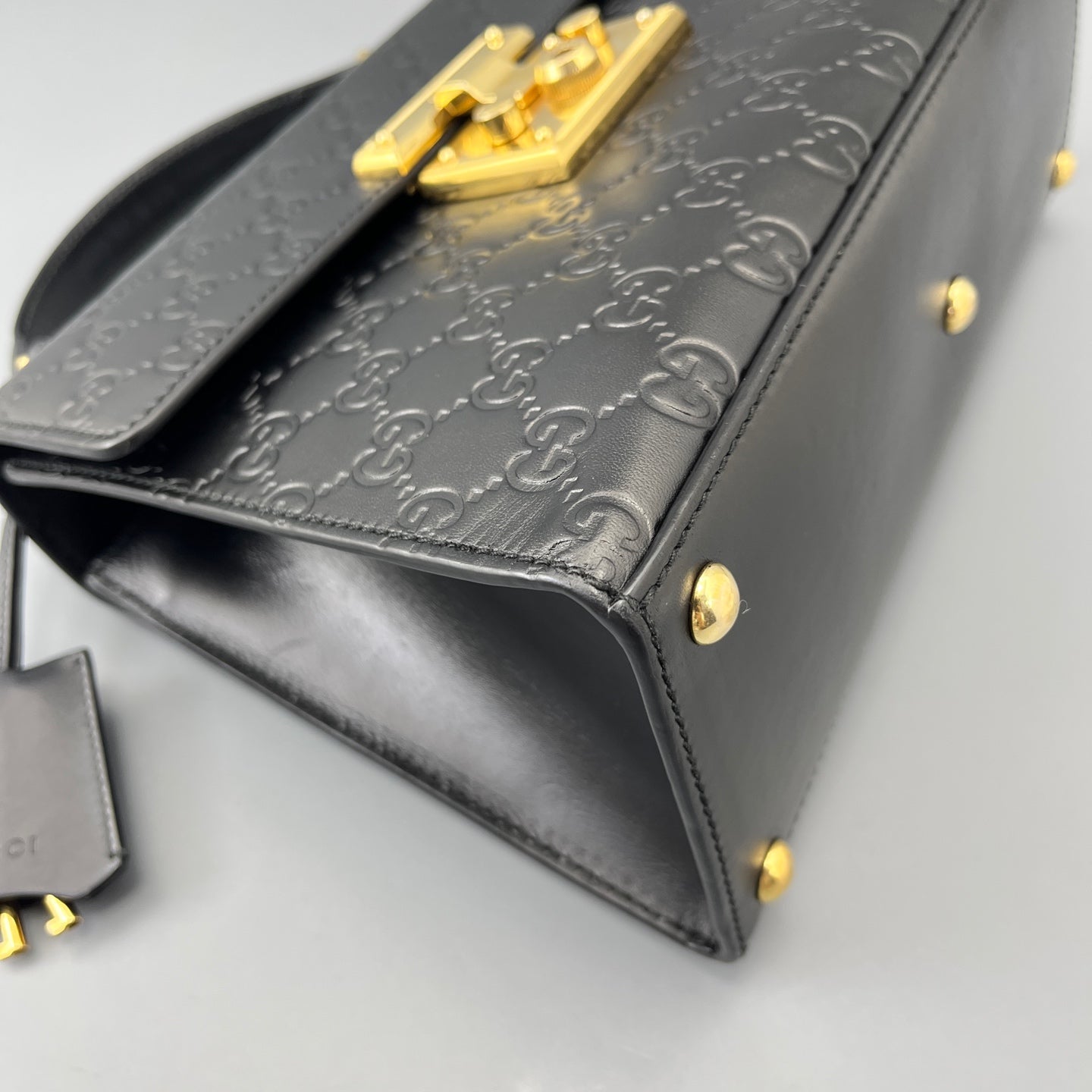 Gucci - Padlock - Leather - Black - (Medium)