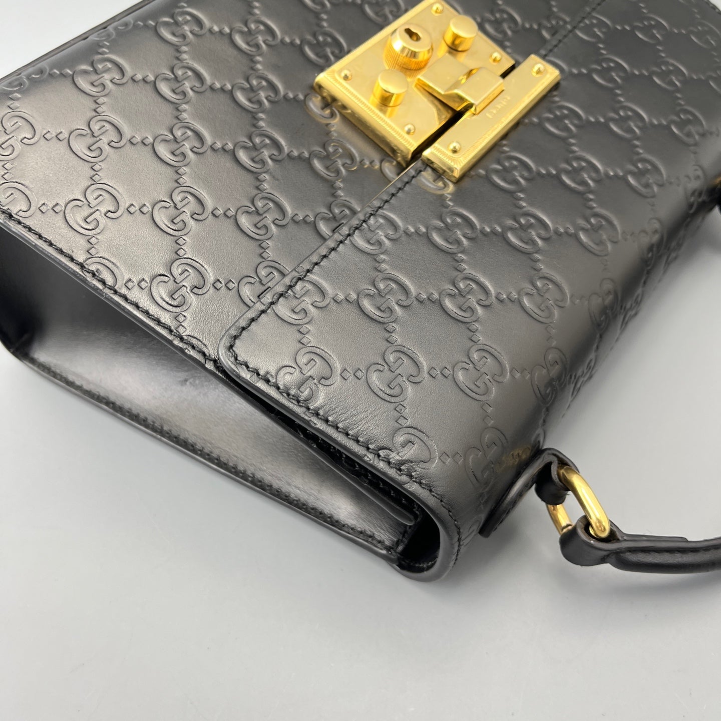 Gucci - Padlock - Leather - Black - (Medium)