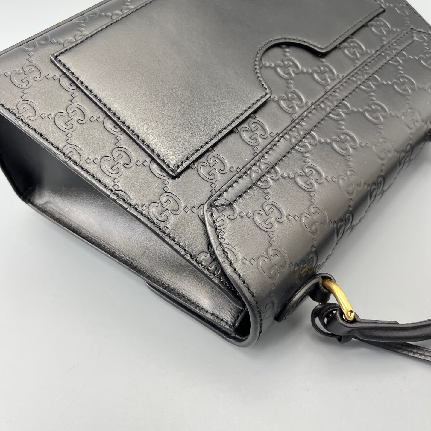 Gucci - Padlock - Leather - Black - (Medium)