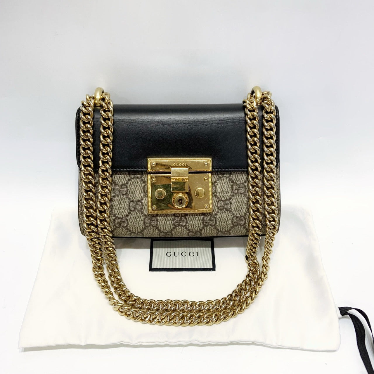Gucci - Padlock - Leather - Black - (mini)