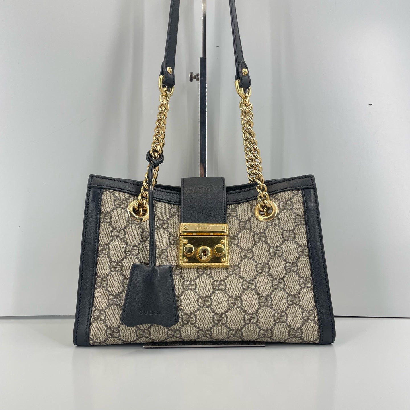 Gucci - Padlock - Leather - Black - (small)