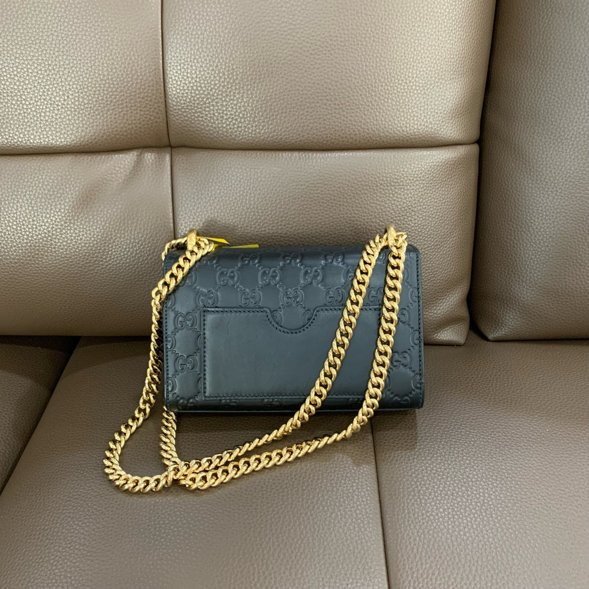 Gucci - Padlock - Leather - Black - (small)