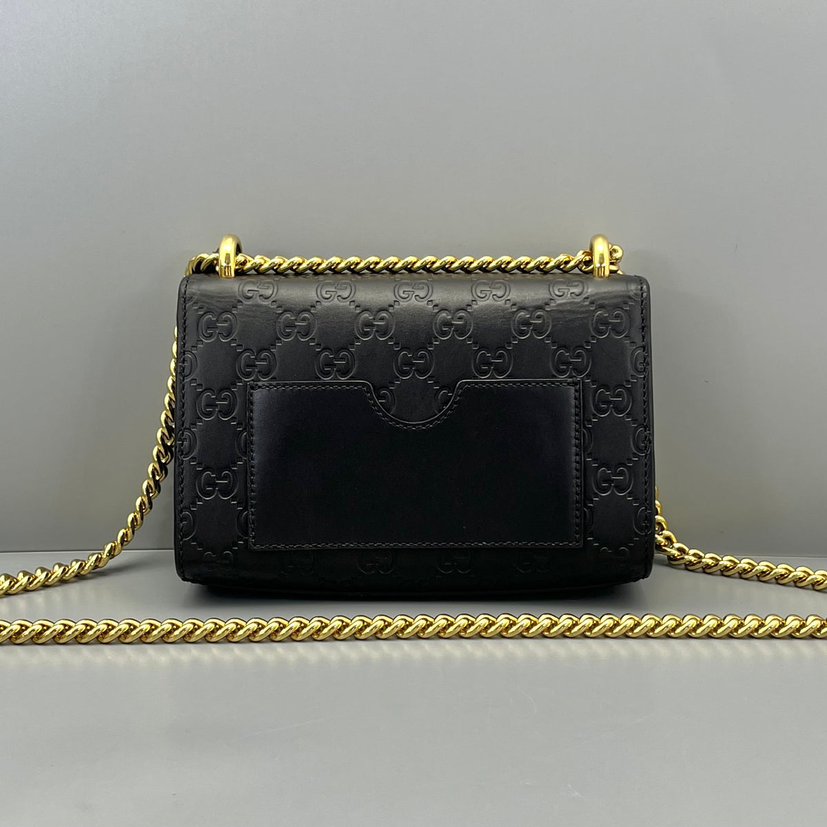 Gucci - Padlock - Leather - Black - (small)