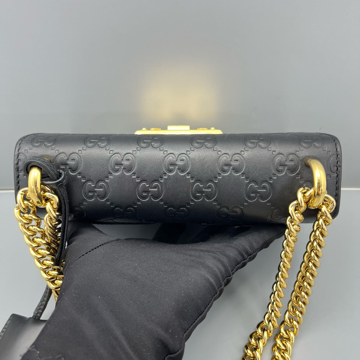 Gucci - Padlock - Leather - Black - (small)