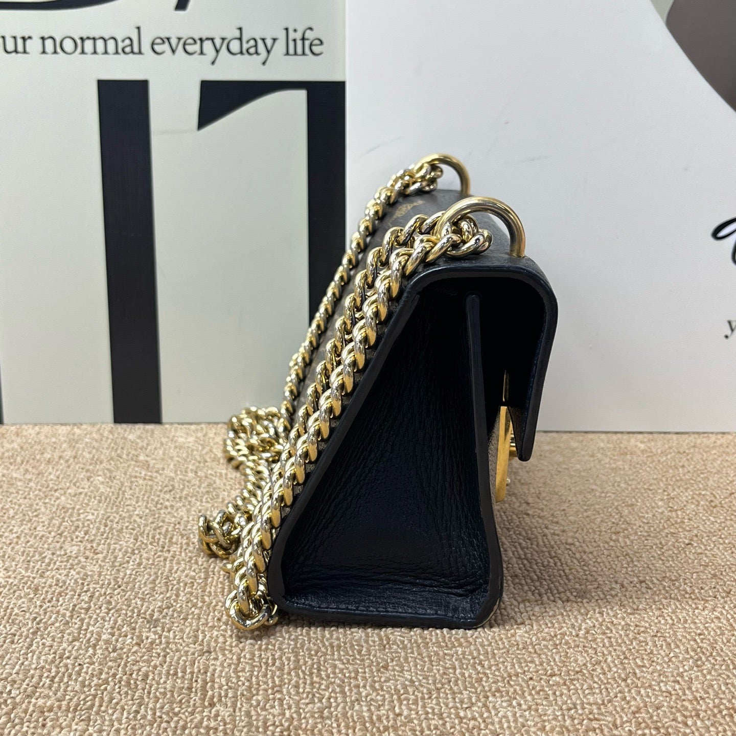 Gucci - Padlock - Leather - Black - (small)