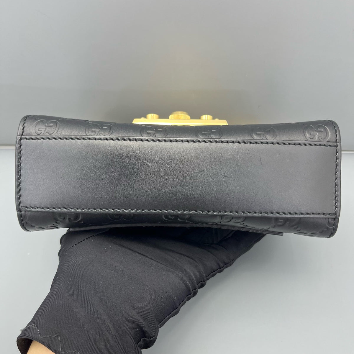 Gucci - Padlock - Leather - Black - (small)