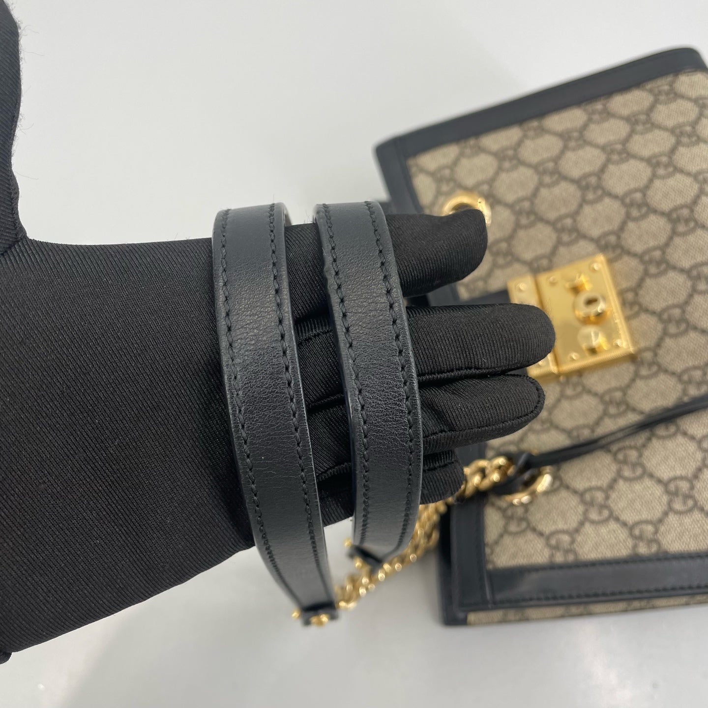Gucci - Padlock - Leather - Black - (small)