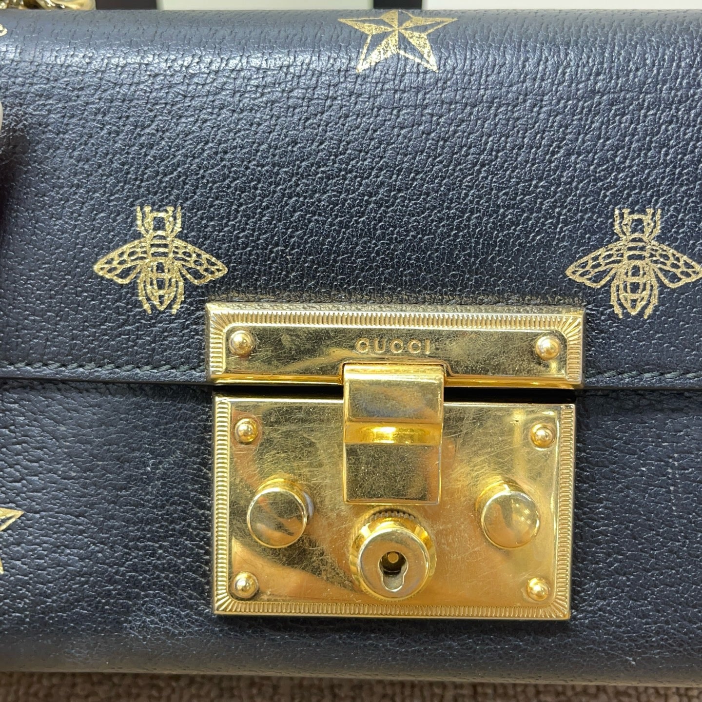 Gucci - Padlock - Leather - Black - (small)