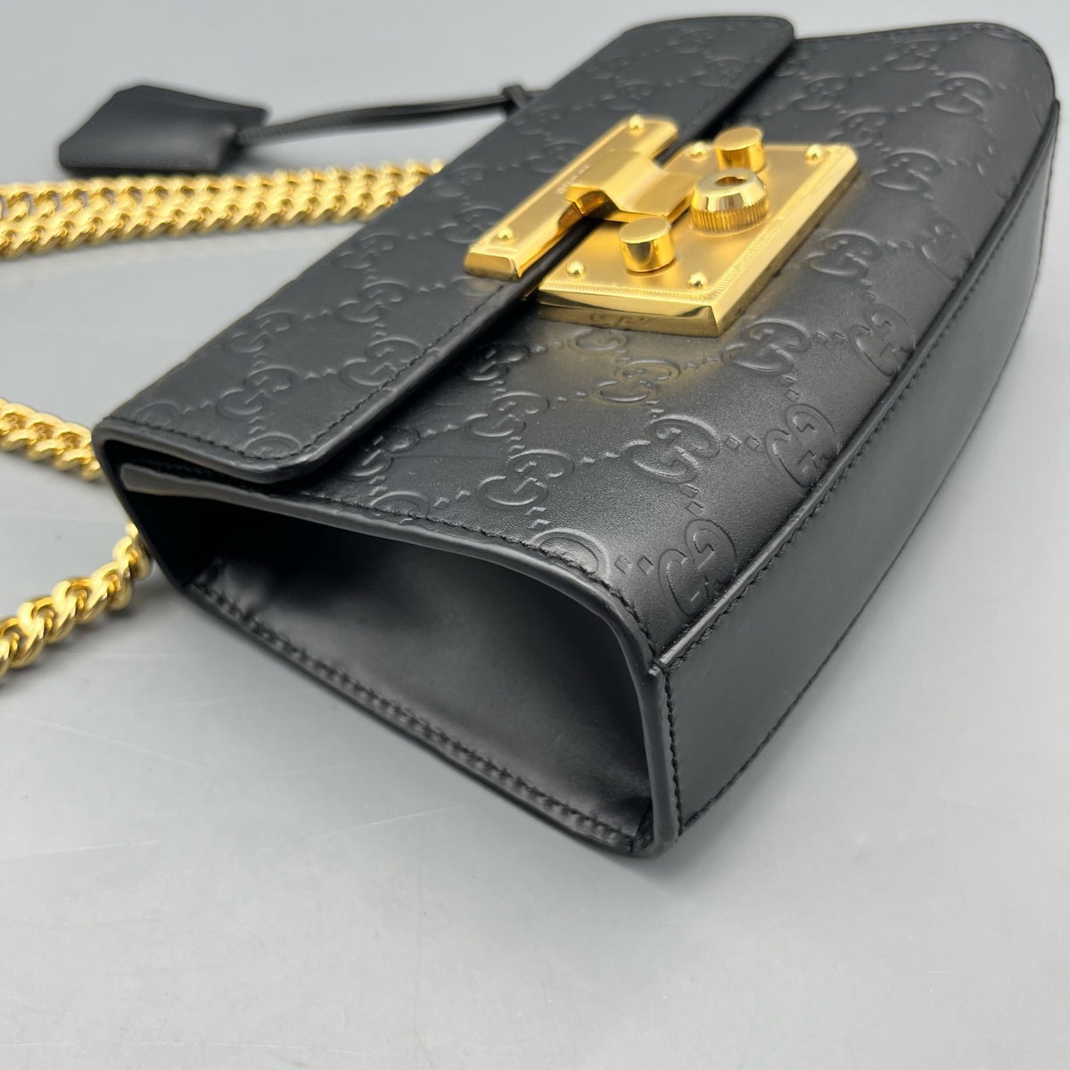 Gucci - Padlock - Leather - Black - (small)