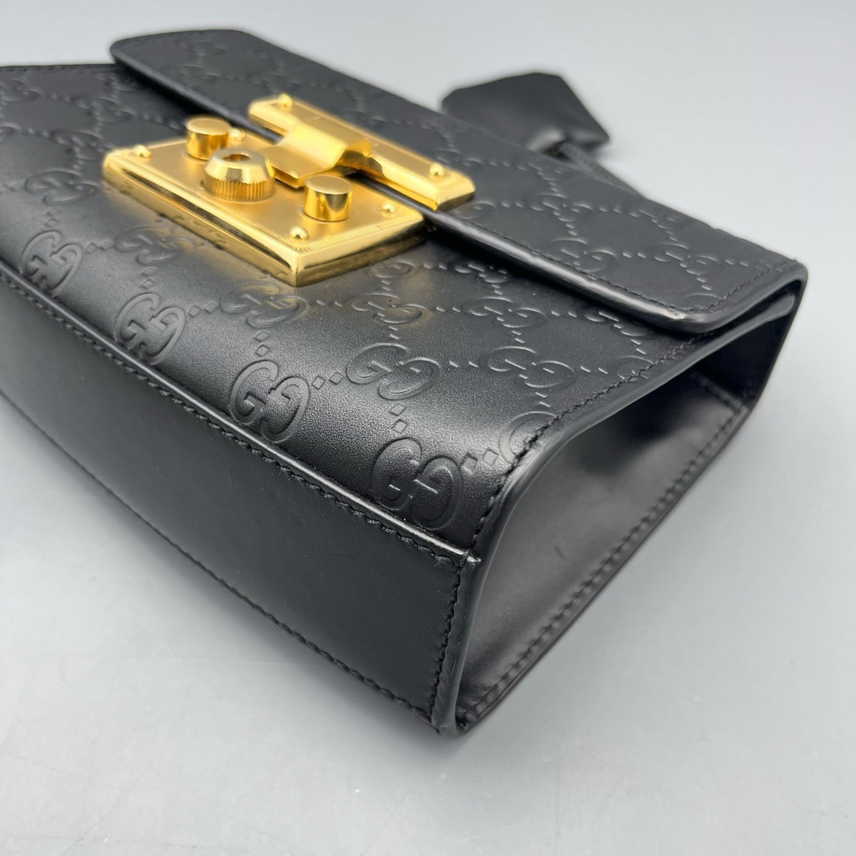 Gucci - Padlock - Leather - Black - (small)