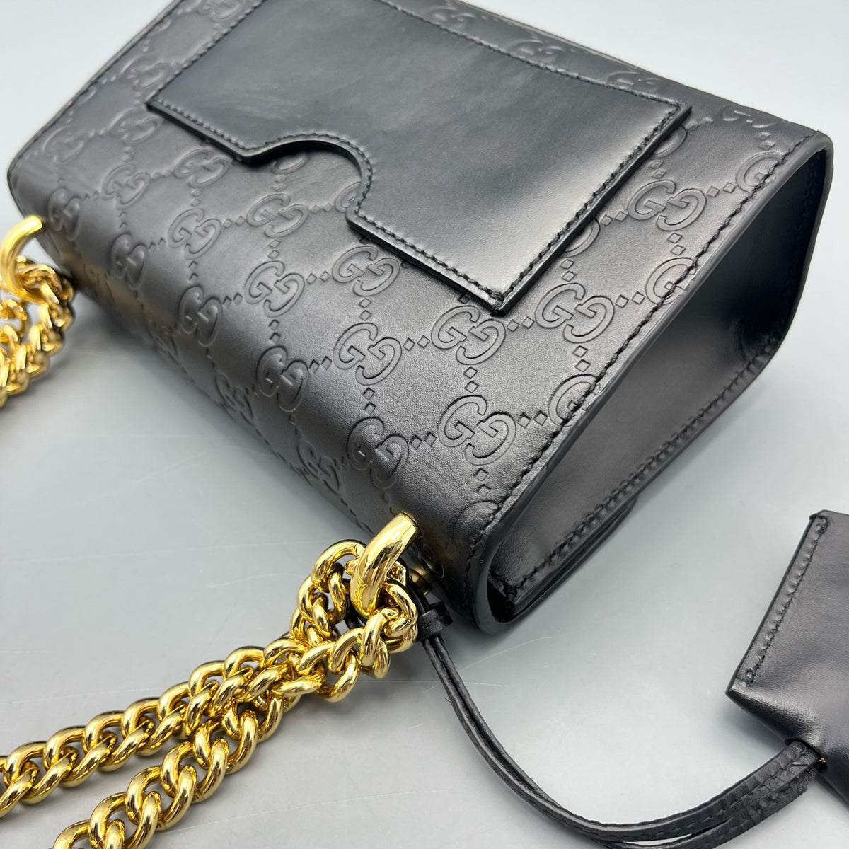 Gucci - Padlock - Leather - Black - (small)