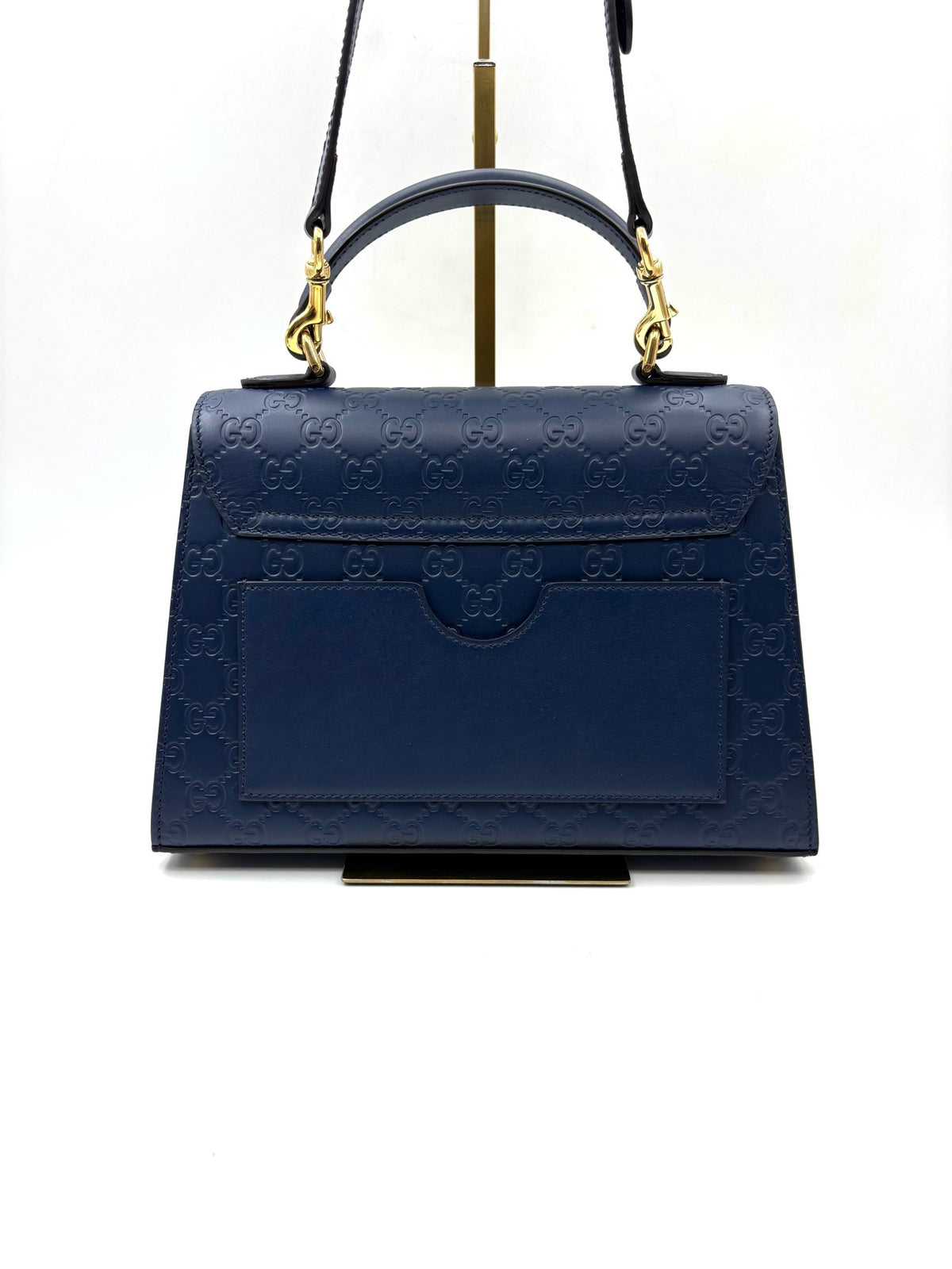 Gucci - Padlock - Leather - Blue - (small)