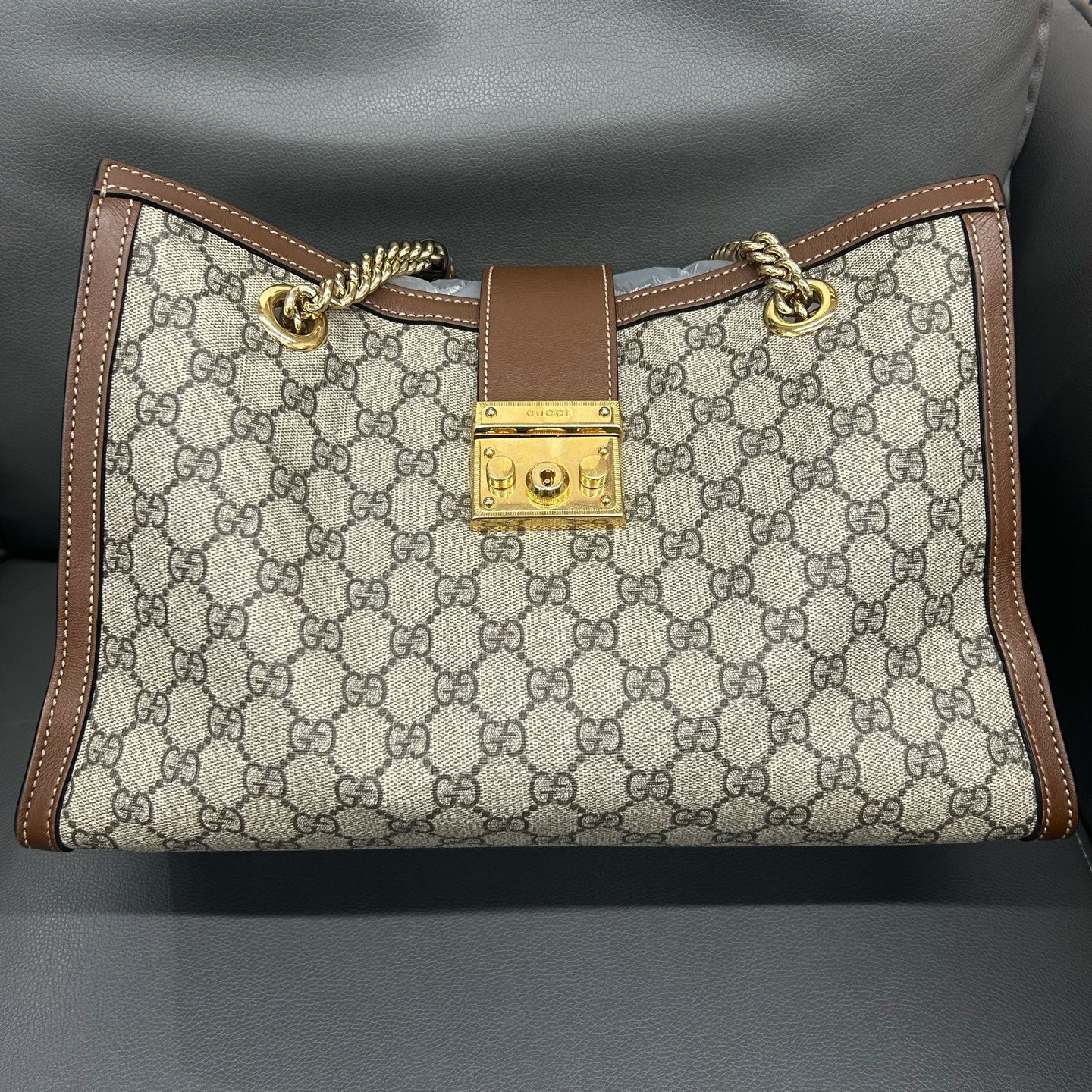Gucci - Padlock - Leather - Brown - (medium)