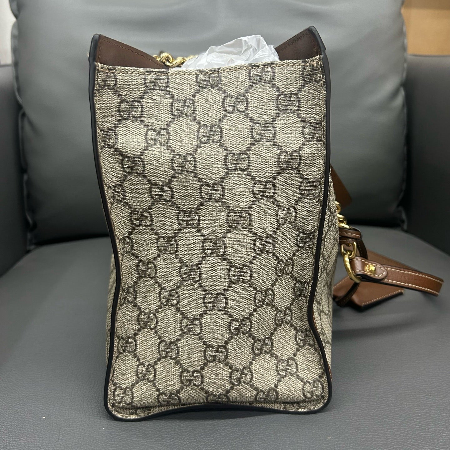 Gucci - Padlock - Leather - Brown - (medium)