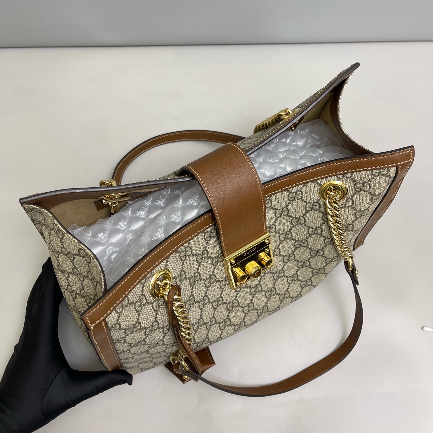 Gucci - Padlock - Leather - Brown - (medium)