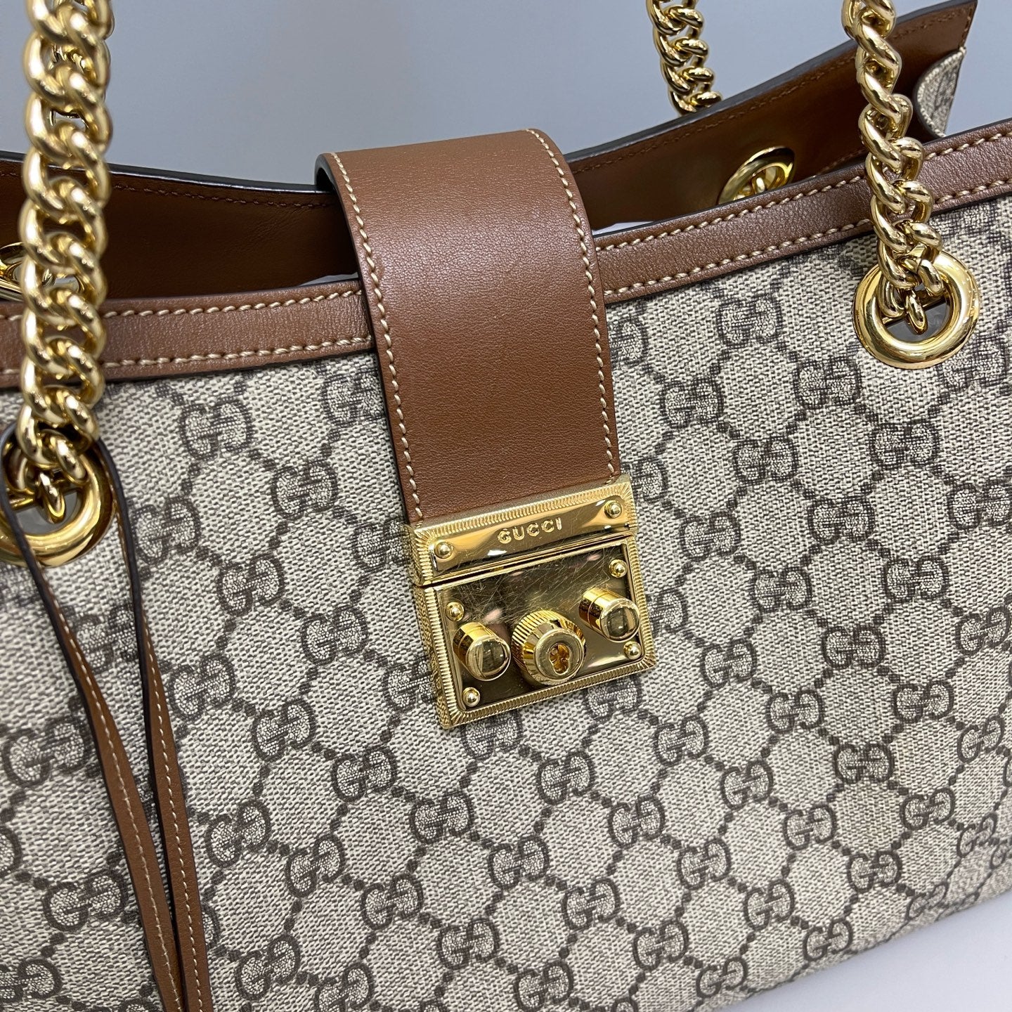 Gucci - Padlock - Leather - Brown - (medium)