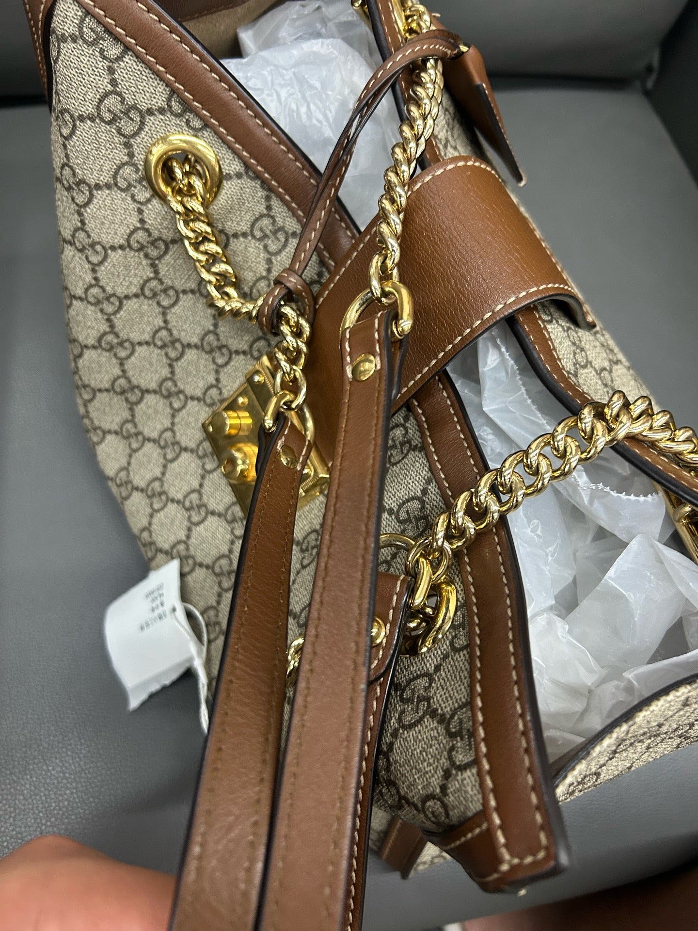 Gucci - Padlock - Leather - Brown - (medium)