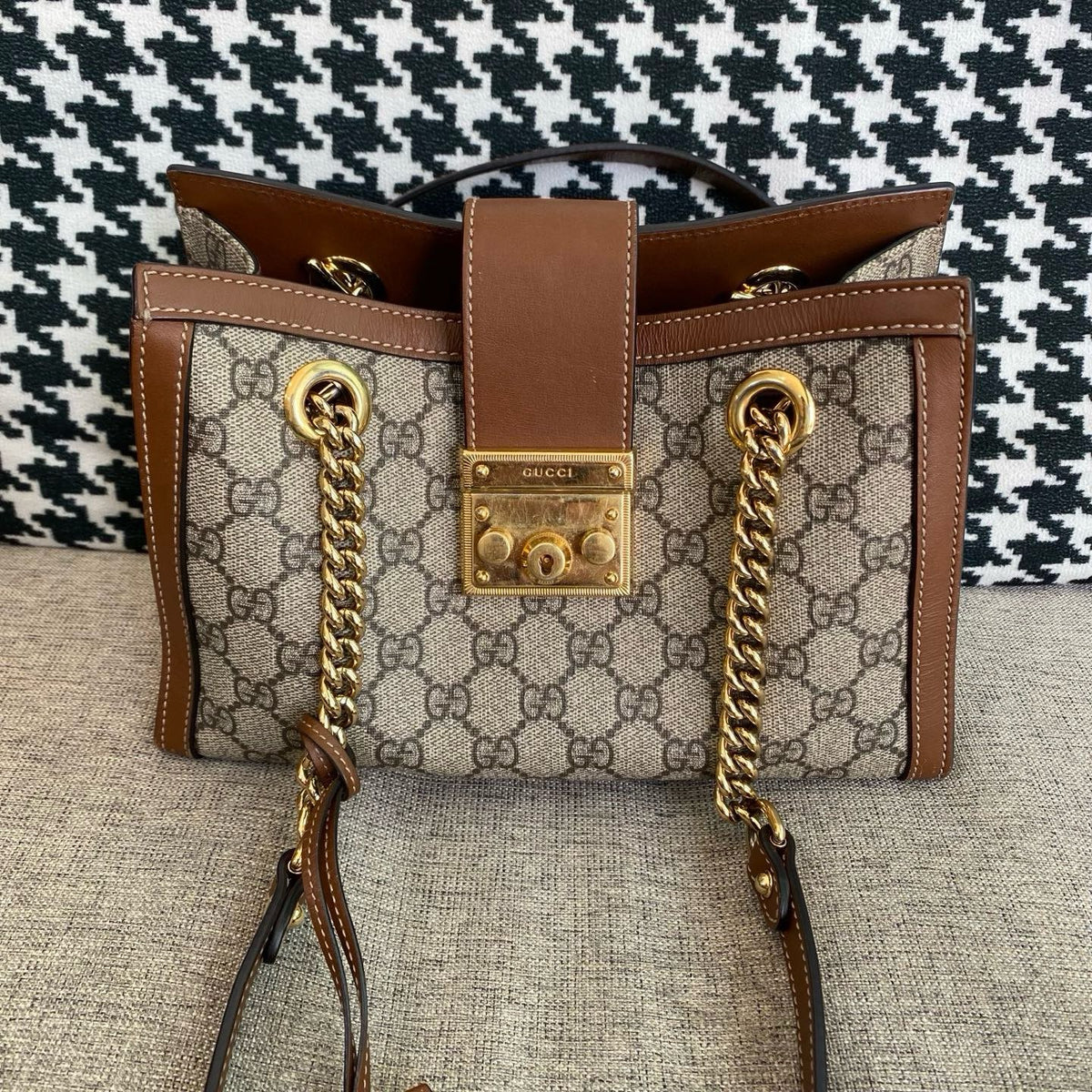 Gucci - Padlock - Leather - Brown - (mini)