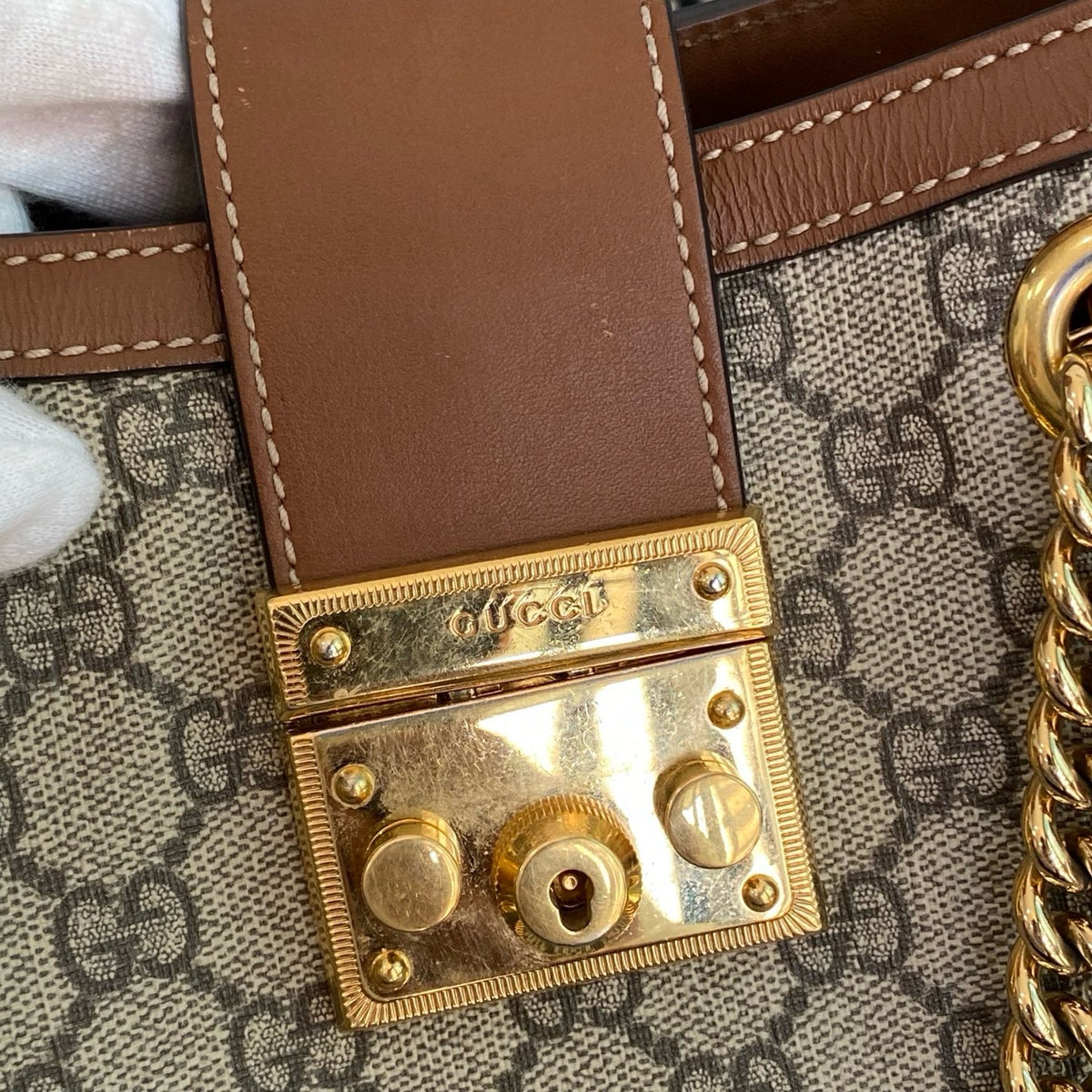 Gucci - Padlock - Leather - Brown - (mini)