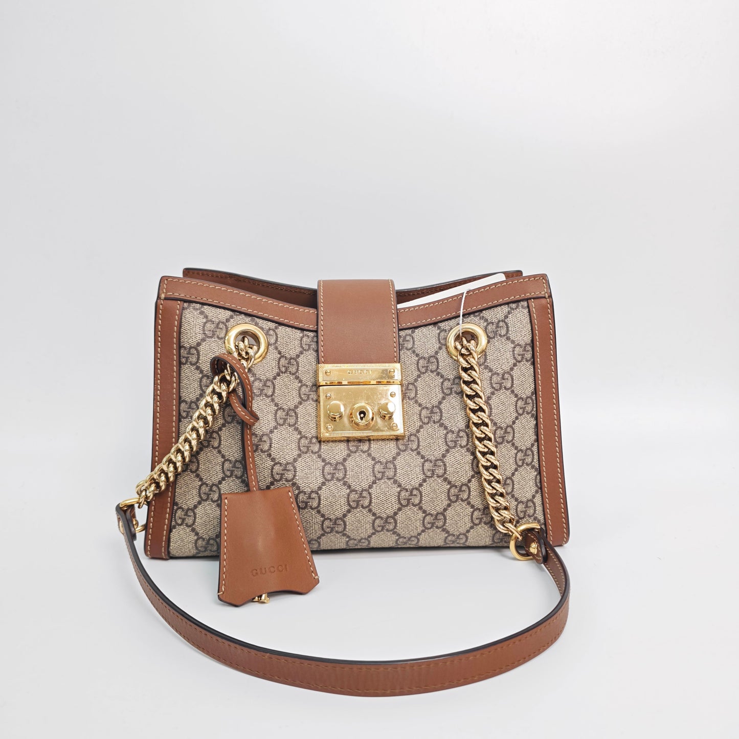 Gucci - Padlock - Leather - Brown - (small)