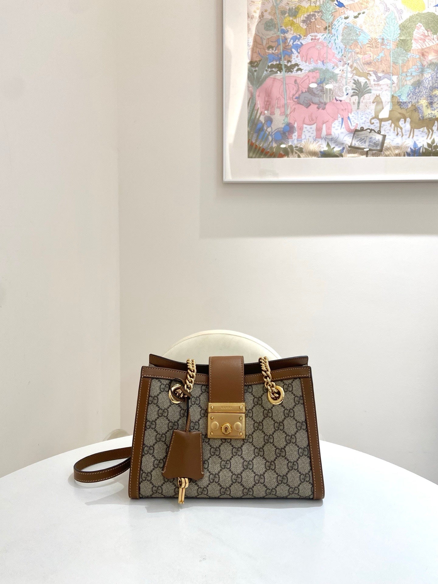 Gucci - Padlock - Leather - Brown - (small)