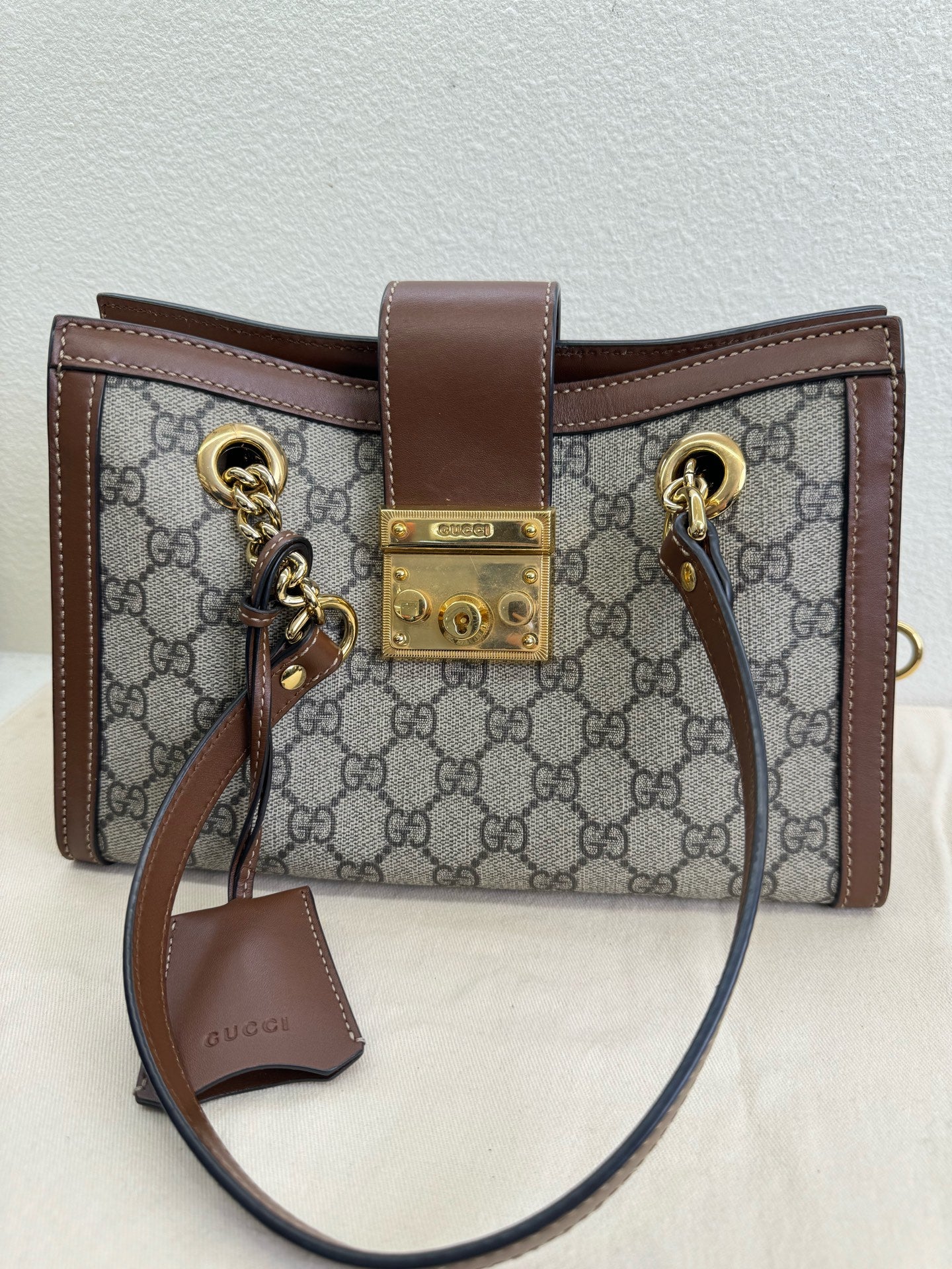 Gucci - Padlock - Leather - Brown - (small)