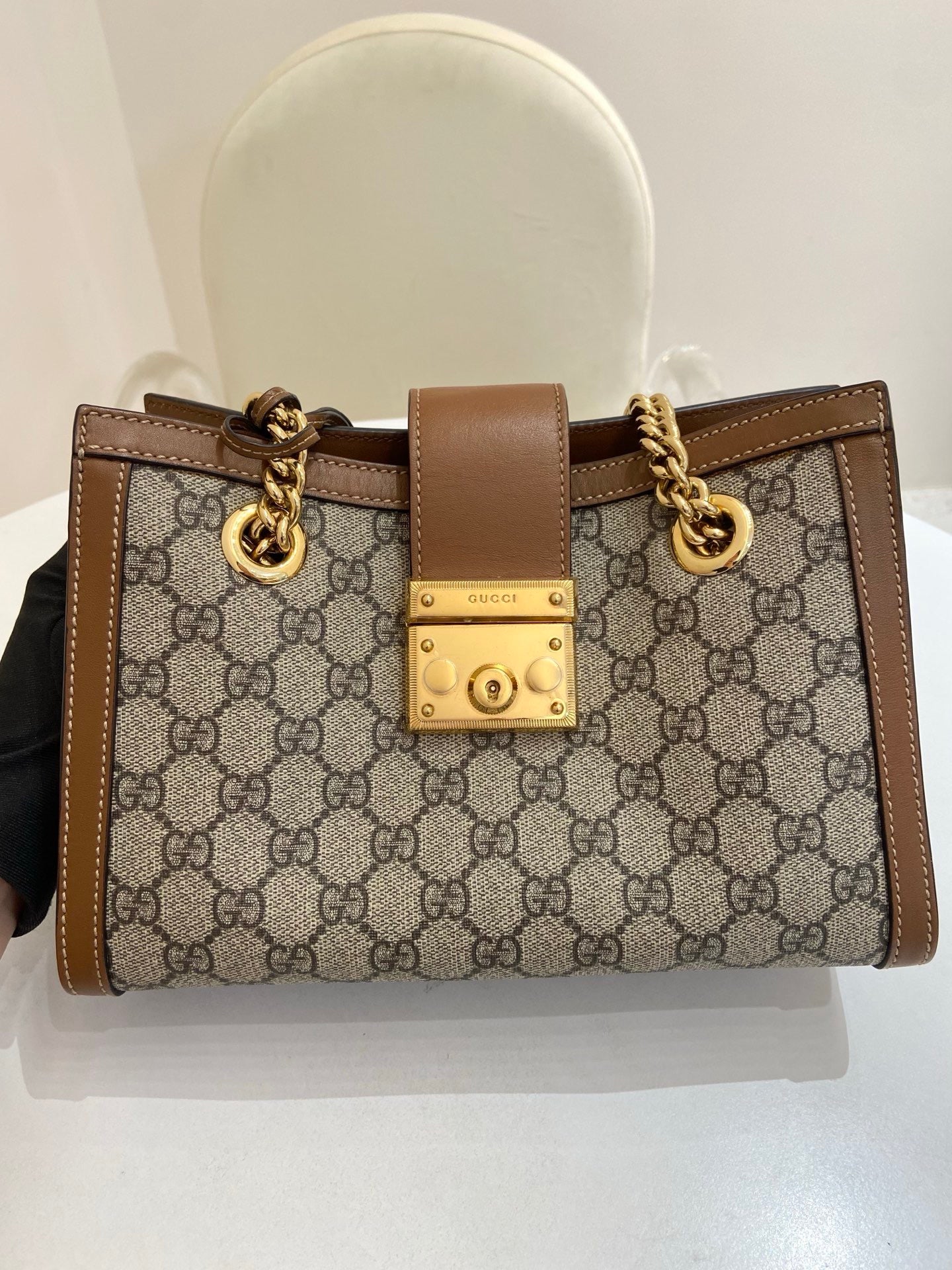 Gucci - Padlock - Leather - Brown - (small)