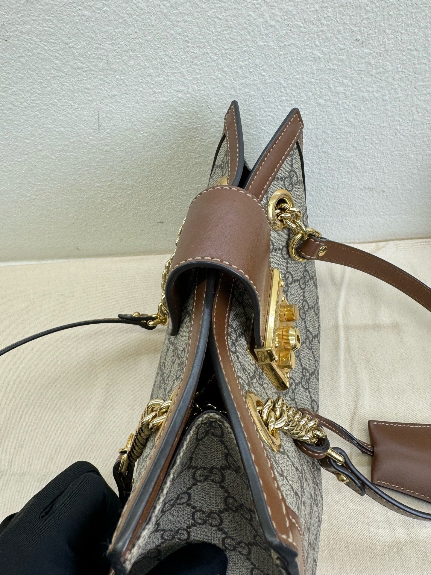 Gucci - Padlock - Leather - Brown - (small)