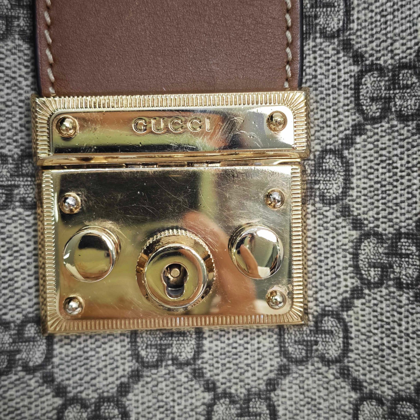 Gucci - Padlock - Leather - Brown - (small)